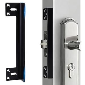 Door Latch Guard Plate 7 Outswing Door Security Protector Shield, Heavy Duty Version, Cover to Block Access to The Door Lock/Deadbolt Latch  Protect Against Forced Entry
