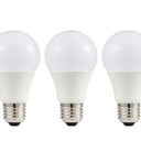 LED Light Bulb A19 9W (60W Equivalent), 3000K Warm White, 830 Lumens, Medium Screw Base E26, Standard Light Bulb (3000K-Warm White, Pack of 3)