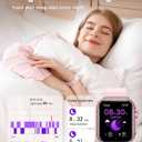 Smart Watch for Women Men Fitness: Smartwatch for iPhone Android with SpO2 Blood Oxygen/Heart Rate Monitor, Sleep Tracking, Bluetooth Calls , 120+ Sports Modes, IP68, 2 Bands 30-Day Battery Life