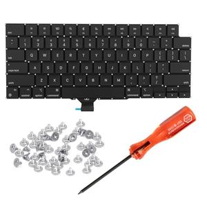 HAWSON US A2442 A2485 Keyboard Replacement for MacBook Pro M1 M2 M3 M4 Pro Max 13" A3240, 14" A2442/A2779/A2918/A2992/A3112/A3401/A3185, 15" A3241, 16" A2485/A2780/A2991/A3403/A3186 US 2021-2025, No Screws