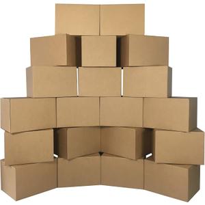 Uboxes Medium Moving Boxes 18"x14"x12" (Pack of 15)