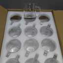 QAPPDA Glass Mugs 12 oz, Clear Coffee Mugs With Handle 350ml,Tea Mug Water Mug Beer Glasses With Handle,Glass Drinkware For Beverage,Juice,Latte Cups Cappuccino Mugs Water Cup, 12 Piece