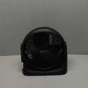 Amazon Basics Air Circulator Fan, Desk Fan for Bedroom, Home and Office, With 90-Degree Tilt Head, 3 Speed Settings, Lightweight (3 LBS), 35 Watts, Black, 11.1"W x 6.3"D x 10.9"H