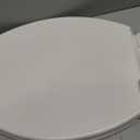 KOHLER 20110-96 Brevia, Slow Close Toilet Seat, Elongated Toilet Seat, Grip-Tight Bumpers Quick-Attach Hardware, Biscuit