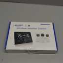 Newentor Weather Station Wireless Indoor Outdoor Thermometer, Color Display Digital Weather Thermometer with Atomic Clock, Barometric Pressure, Forecast Station with Adjustable Backlight,Black,3Sensor