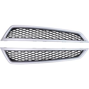 2Pcs Front Driver and Passenger Side Bumper Lower Grille and Trim for Acura