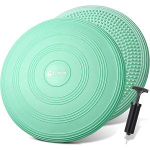 Libima Wobble Cushion Wiggle Seat for Sensory Kids, Flexible Seating for Classroom Elementary Balance Board with Pump for Office School Home (Fringy Flower Color)