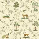 Surface Style Villandry Peel and Stick Wallpaper for Nursery, (Willow)