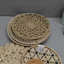 Tatuo 11 Pcs Boho Wall Basket Decor Decorative Bulrush Woven Basket Wall Decor Art Round Farmhouse Hanging Baskets for Kitchen Rustic Home Summer Decorations, Multi Sizes(Vivid)