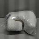 Side Sleeping Pillow with Arm Holes - Ergonomic Memory Foam Pillow for Cervical, Neck, Shoulder & Rotator Cuff Pain Relief - Ideal for Side Sleepers (Queen, White)