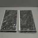 BDFHYK 2PC Cabin Air Filters with Activated Carbon Compatible with BMW 528i, 528i xDrive, 535i, 535i GT, 535i xDrive, 550i, 650i, M5, M6, 528xi, 535xi, 525i, 530xi, 530i, 525i, 545i, 645Ci