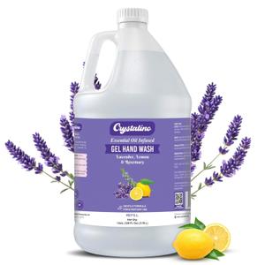 Lavender Essential Oil Gallon Liquid Hand Soap Refill (1 Gal), Non-Toxic Bathroom Hand Wash Soap Bulk Non-Antibacterial, Jabon Para Manos, handsoap gallon bulk refill deals,