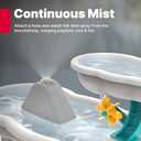 Step2 Misting Mountain & Waterfall Water Table with 21-Piece Accessory Set, Plastic, Ages 18 Months–5 Years, Gray