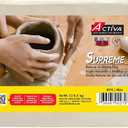 ACTIVA Supreme Artist's Air-Dry Clay, White, 2.2 lbs (1 kg) | Ultra-Fine & Exceptional Plasticity for Studio, Classroom & Hobby Use