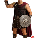 Morph Roman Gladiator Costume for Men, Knight Costume Men, Spartan Warrior Costumes, Men's Spartan Costumes