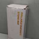 Large Stone Drying Mat for Kitchen Counter, 2416 Inch Diatomaceous Earth Dish Drying Stone for Fast Absorbent, Collapsible Quick-Dry Draining Mat for Dishes Cookware Cups Any Countertop