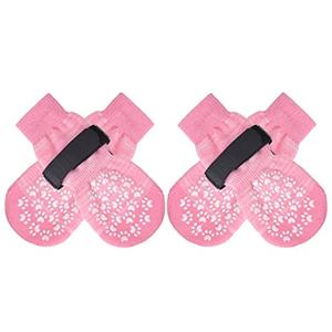 EXPAWLORER Anti Slip Dog Socks to Prevent Licking Paws, Dog Shoes for Hot Pavement, Dog Booties for Small Medium Large Senior Dogs, Traction Control Boots & Paw Protectors for Hardwood Floors