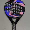 Padel Racket Carbon Fiber Surface with EVA Memory Flex Foam Core Lightweight Padel Racquet (blue)