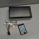 Leadfan Double Din Car Stereo Radio Support Apple Carplay&Android Auto, 7inch HD Touchscreen Double Din Radio with Bluetooth, Car Audio Receivers, Camera, MirrorLink, FM Radio, 2 USB/TF/AUX/Subwoofer