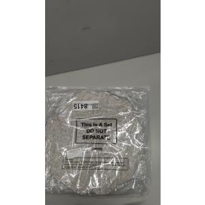 12 Pcs Round Flower Shape Waterproof Placemats, PU Leather Washable Table Mats Non-Slip for Kitchen Dining Table Decoration (Beige)