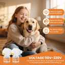8 x Dog Calming Diffuser, 4 in 1 Puppy Pheromones Calming Diffuser, Relaxing Pheromone Plug in Kit for Dogs Relief Stress Anxiety Fighting Scratching Peeing Accidents, 2 Diffuser 2 Refill(48ml)