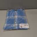 Amazon Essentials Men's Long-Sleeve Regular-fit Stretch Poplin Shirt (Blue, S)