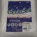 Fake Snow for Christmas Village - Faux Snow Flakes for Christmas Tree Snow Decoration, Artificial Snow for Holiday Décor, Winter Displays, Flocked Tree Snowflakes, 10 Ounces Sparkling White Craft Snow