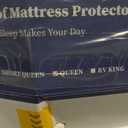 GRT Queen Waterproof Mattress Pad, 100% Waterproof Quilted Fitted Mattress Protector, Noiseless Hollow Cotton Mattress Cover, Fitted 8"-26" Deep, Dust Proof