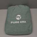 PURE ERA King Sheet Set 100% Washed Cotton Gingham Bed Sheets King Size,4 Pieces Set, Soft,Breathable, Durable,Linen Feel - 15" Deep Pocket - Checked Sage Green