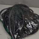 10mm/12mm (32FT/64FT) Climbing Rope, Outdoor Static Rock Climbing Rope, Tree Climbing Rappelling Rope, Escape Nylon Rope, Ice Climbing Equipment Fire Rescue Parachute Rope with 2 Steel Hooks (Black)