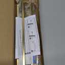 Ravinte 5-Pack 10-Inch Solid Square Cabinet Pulls - Champagne Bronze Handles for Kitchen Cabinets & Drawers