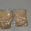2 Pairs Sheer Compression Socks for Women - 15-20 mmHg Knee High Sheer Compression Stockings for Support Circulation Swelling Edema Work Office Travel, Beige, Medium