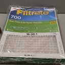 Filtrete 16x20x1 AC Furnace Air Filter, MERV 8, MPR 700, Tough on Pollen, Easy on Airflow, 3-Month Pleated 1-Inch Electrostatic Air Cleaning Filter, 4-Pack (Actual Size 15.688 x 19.688 x 0.78 in)