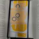 NEW'C 3X for iPhone 15 Screen Protector (6.1 inches)+ 3X Camera Lens Protector, Sensor Protection, Case Friendly Tempered Glass Film + Dust Plug- Easy Installation Tool Include (Transparent)