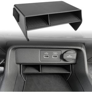 Thenice for 11th Gen Civic Center Console Organizer Caddy Glove Storage Box Compatible with Honda Civic 2022 2023 2024 2025