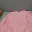 Trendy Queen Women's Oversized Cable Knit Crewneck Fall Pullover Sweaters (Medium, Pink)