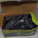 Junredy Garden Hose 50 FT, NON-EXPANDABLE Heavy-Duty Flexible & Lightweight Water Hose with 10-Function Nozzle, No-Kink, Leak-Proof Super Fabric, Solid Fittings for Lawn, Car, Outdoor (Black Blue)