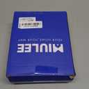 MIULEE Brown Sheer Curtains 84 Inches Long, 4 Panels Set, Rod Pocket Voile Drapes Light Filtering and Semi Transparent, Elegant Window Treatments for Bedroom Living Room,54 x 84 Inches