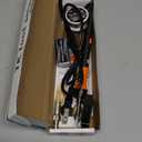 60W Adjustable Temperature Soldering Iron Kit - 9-in-1 With 5 Tips, Solder Wire Stand for Soldering and Repair (Orange)