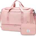 Extra Large Travel Duffle Bag,Carry on Overnight Weekend Bag with Shoes Compartment,Weekender Bags for Women for Travel Business Trips Sport Hospital