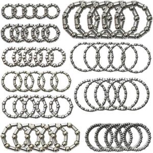 5 Sets of 10 Kinds Bike Ball Bearing Headset Retainer Crank Caged Wheel 4mm to 8mm / 1/6 to 1/3 Repair Accessories