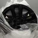 4-Pack Wheel Skins Compatible for 2018-2023 Chevy Traverse, 18 inch Wheel Skin Cover for 18-23 Traverse Black Color Hubcap Replacements