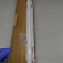 Valet Rod for Closet Pull Out, Retractable Slide Out Valet Rod Closet Organization, 12" Aluminum Valet Clothing Hanger Rods Perfect for Suits, Freshly Pressed Clothes, White