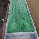 Medical Privacy Screen on Wheels, Foldable Medical Room Divider with Lockable casters, Waterproof Nylon Panel, Portable Privacy Screen for Room, Easy to Clean (Green 4 Panels)