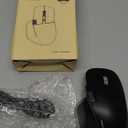 TECKNET Wireless Mouse, Bluetooth Mouse (BT5.3/5.0 & 2.4G) Rechargeable Ergonomic Optical Mouse with 6 Adjustable DPI, Side Scroll, Quiet Clicks, USB A Receiver, 7 Buttons, Wide Compatibility - Black