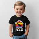 First Day of Pre-K Shirt  Back to School Shirt for Boys & Girls, Pre-K T-Shirt, 2T-5T, Toddler Back to School Outfit (Dinos)
