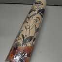 Artoid Mode Ghost Jack-O'-Lantern Pumpkin Flowers Halloween Kitchen Mats Set of 2, Low-Profile Home Decor Kitchen Rugs for Floor - 17x29 and 17x47 Inch