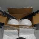 Halloween Decorations Outdoor Indoor, Pack of 2 Spooky Ghost with Witch Hat, Scary Ghost Decorations with LED String Lights, Terrifying Halloween Decor for Home Outside Porch Garden Yard Lawn Party