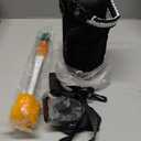 Insulated Water Bottle 40oz,Triple Wall Vacuum Stainless Steel(Dishwasher Safe),Leak Proof & Non-BPA,Flask Jug with Paracord Handle & Straw Spout Lids Sports Gradient black