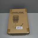 USB Bedside Crystal Lamp, 3 Way Dimmable Touch Nightstand Lamp with Dual USB Charging Ports, Lavender Table Lamp Decorative Accent Lamp Silver for Bedroom, Living Room, Office, B11 LED Bulb Included